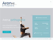 Tablet Screenshot of orthopediste-nice.com